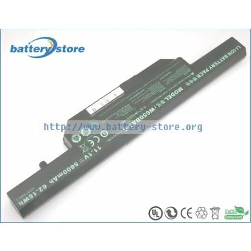 Genuine laptop batteries for K610C,W650BAT-6,W670SJQ,G150P-47108G1TG9706G,Schenker M505,W655SJ,K710C-i7 D1,11.1V,6 cell