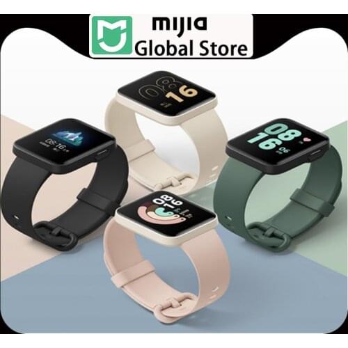 Original Xiaomi Mi Watch Lite Redmi Watch GPS Mi Smart Watch Band Fitness Heart Rate 1.4” TFTLCD Screen Sleep Monitor IP68