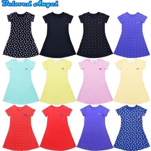 Unicorn Dress Baby Girl Clothes 2019 Brand Girls Summer Dress Princess Costume 100% Cotton Kids Dresses for Girls Vestidos 1-13T