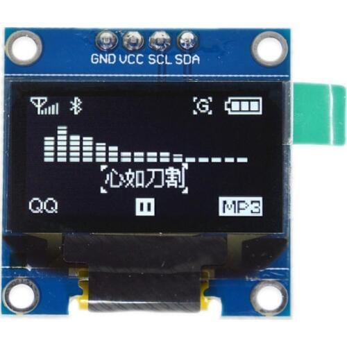0.96 inch IIC Serial White OLED Display Module 128X64 I2C SSD1306 12864 LCD Screen Board GND VCC SCL SDA 0.96" for Arduino