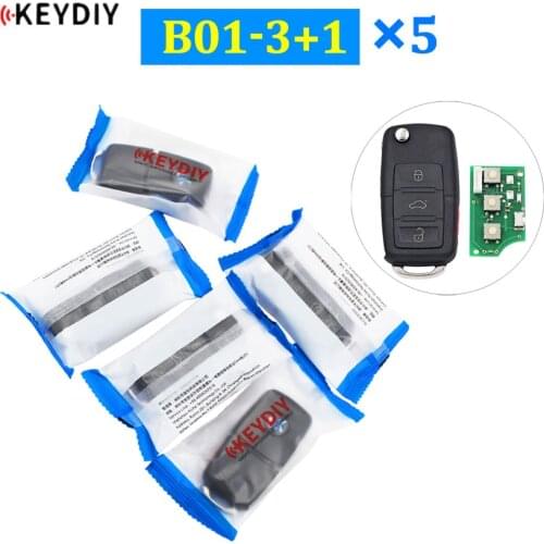 5Pcs/Lot KD900 KD900+ URG200 KD-X2 Mini KD 3+1/4 Button B5 Style Remote Control Key Universal KD Remote B-Series B01-3+1