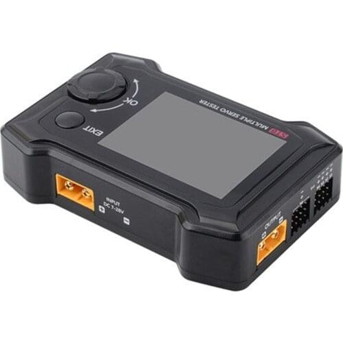 ToolkitRC ST8 8CH 100W 2A 7-28V LCD Servo Special Tester PWM/PPM/SBUS Signal Speed Liner Step Servo Analyzer 4-Ways Progra