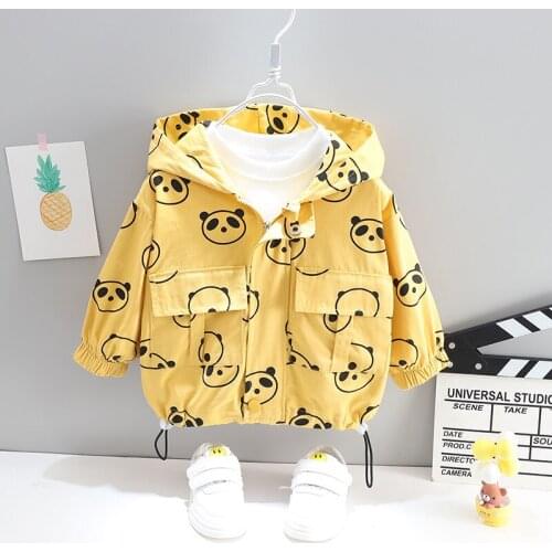 2020 Autumn Baby Boys Girls Wool Hooded Zipper Coat Outwear Sweatshirt Autumn Winter Kids Warm Jackets Children Clothing