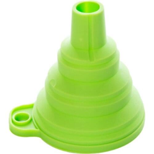 Silicone Folding Funnels Kitchen Tools Kitchen Accessory Foldable Funnel Mini Silicone Collapsible Portable Funnel 5zcf129
