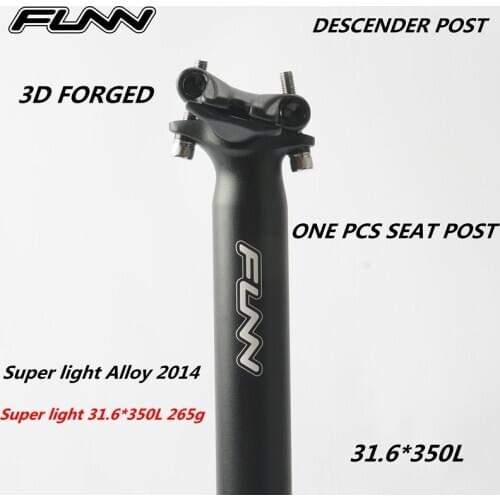 FUNN DESCENDER MTB Mountain Bike Bicycle Alloy 2014 Super Light Seat Post 31.6 350L