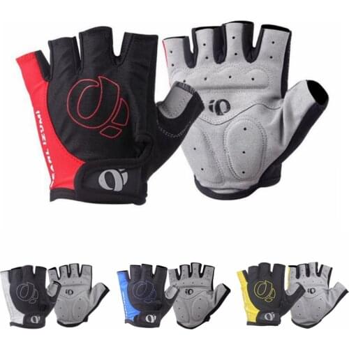 1Pair Gel Half Finger Cycling Gloves Anti-Slip Anti-sweat Bicycle Left-Right Hand Gloves Anti Shock MTB Road Bike Sports Gloves