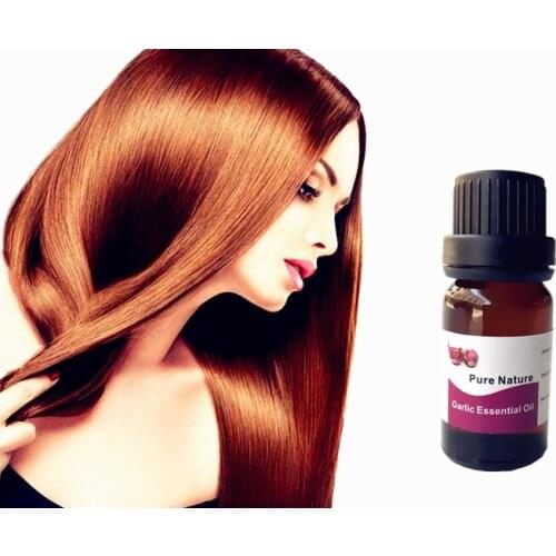 2019 Hot Sale 10ml Hair Pure Garlic Oil Hair Essential Oil For Frizzy Dry Repair Hair Care Hair Scalp Treatments