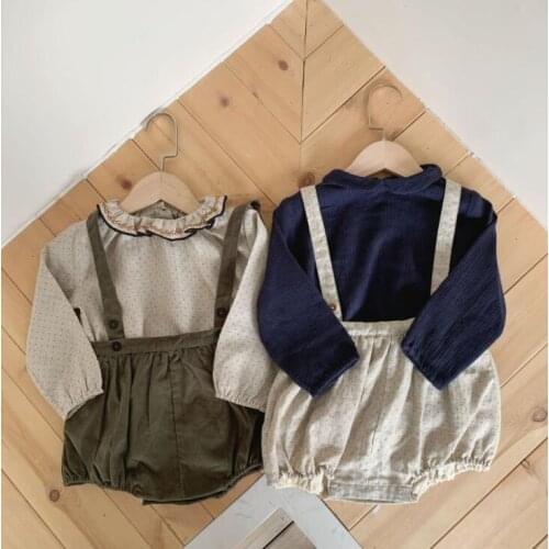 2021 Presale September 10th Sweet Toddler Kids Clothing Cotton Linen Baby Tops Cute Baby Clothing