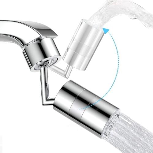 Kitchen Bathroom Faucet Aerator 720 Degree Swivel Sink Faucet Aerator Sprayer Dual Function Water Saving Male and Female Thread