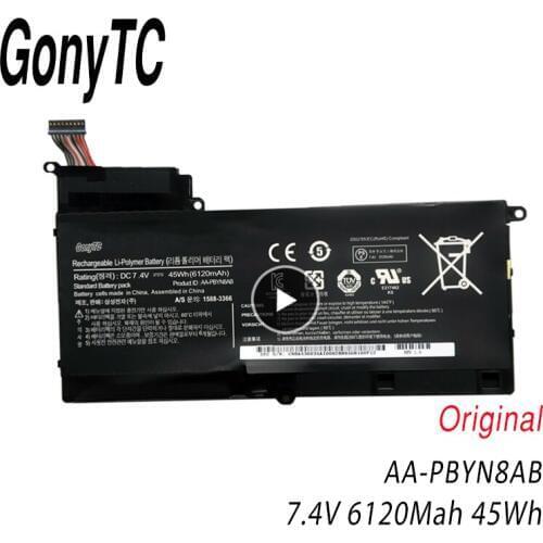 GONYTC AA-PBYN8AB Original Laptop Battery For SAMSUNG NP530U4B NP530U4C NP535U4C NP520U4C NP530U4C-A08RU