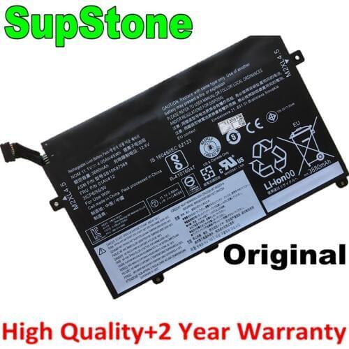 SupStone Genuine New 01AV411 01AV412 01AV413 Laptop Battery For Lenovo ThinkPad E470 E470C E475 SB10K97568 SB10K97569 SB10K97570