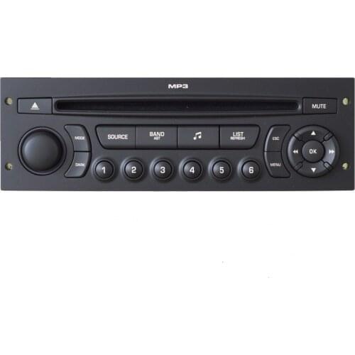 Free EMS/DHL GENUINE RD45 Car Radio with CD USB for Peugeot 207 206 307 308 807 Citroen C2 C3 C4 C5 C8 (set VIN code by yourself