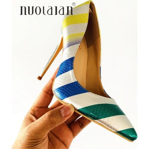 Brand Fashion Sexy Women Pumps Stiletto High Heels Pointed Toe High Heel Party Dress Shoes Woman Size 35-42 zapatos mujer