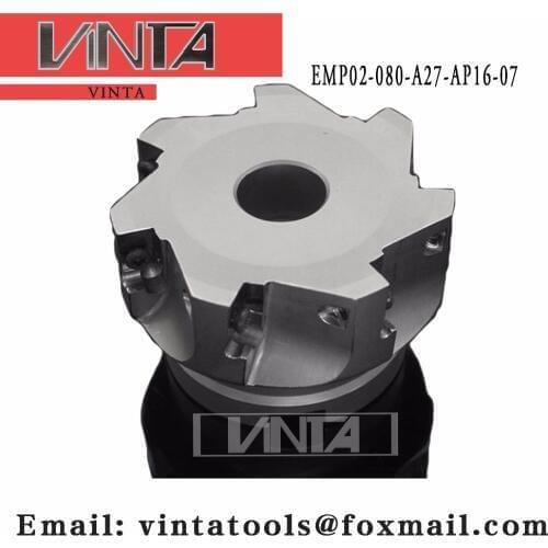 EMP02-080-A27-AP16-07 Milling cutter matched APKT1604 insert