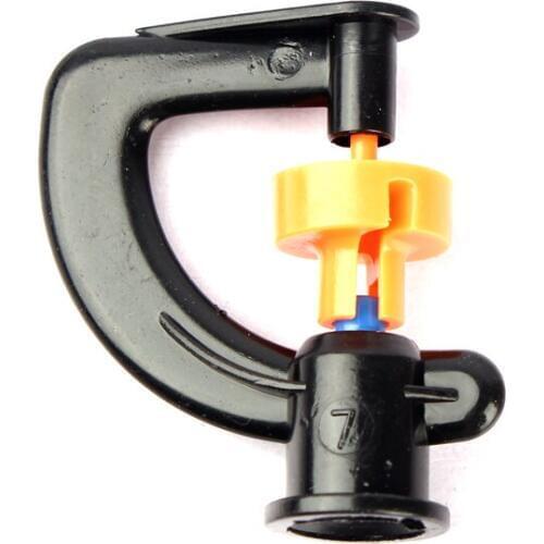 100pcs 7.5mm G-Type 360 Degree Rotating Nozzle Sprinkler Can Used To Hanging Irrigation System Garden Plants Irrigation Nozzle