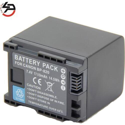 Laipuduo 1780mah 100% brandnew Replacement Camera Battery For Canon BP-820 XA35 XA30 HF-S10 HF-S11 HF-S20 HF-S21 HF-S30 HF-S100