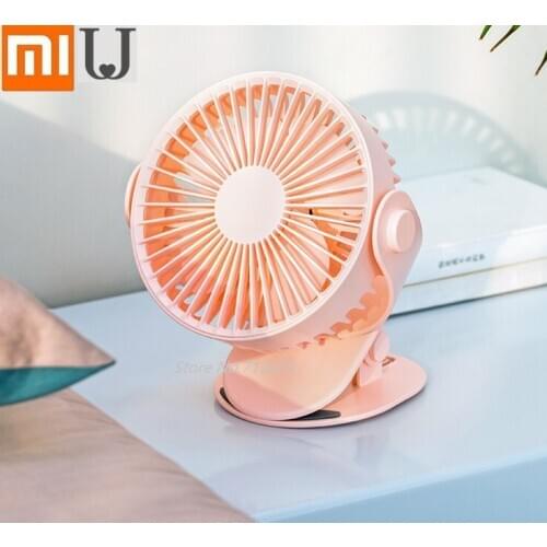 Mini USB charging Fan mute Desktop clip fan for Student Office Dormitory outdoor travel fan 3 stops Timing function