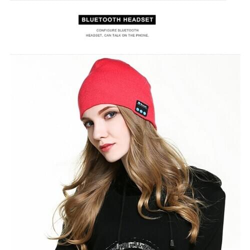 Music Hat Noise reduction Bluetooth music Headset sports Earphone Work on all Android iOS smartphones sport wireless Earpieces