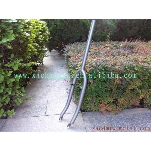 New Style titanium fat bike front fork snow bicycle front fork with breeze dropout chinese fat bike fork