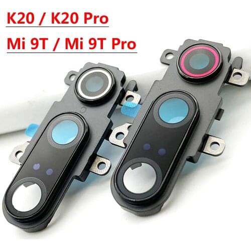 New Housing Back Rear Camera Glass Lens With Cover Frame Holder For Xiaomi Mi 9T / Mi 9T Pro / Redmi K20 / K20 Pro