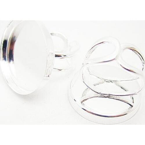 Beadsnice Wholesale Fashion Ring Base fit 25mm Setting Ring Blanks for Personalize DIY Jewelry Making ID22707