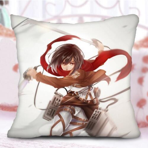 Attack On Titan Shingeki No Kyojin Eren Printed Bolster Cute Sofa Cushion Pillows Anime Cartoon Figure Printed Bolster