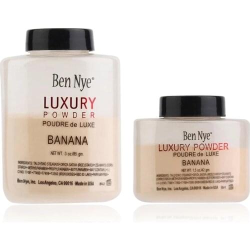 42g 85g Banana loose Powder Bottle Face Makeup Powders Women Lady Facial Contour Brighten Setting Powder Foundation