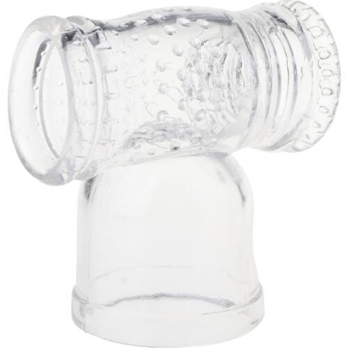 Adult Sex Products Transparent Big AV Wand Headgear Vibrators Caps For Male Sex Toys Magic Wand Head Accessories Body Massage