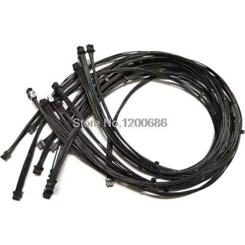 30CM 26awg DF11 Series 6 Position DF11-6DS-2C Housing Connector Black 0.079" (2.00mm) 2MM 2.0mm Pitch Electrical Wire harness