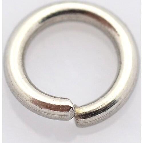 4/5/6/7/8/9/10mm Stainless Steel Closed But not Soldered Jump Rings Jewellery Findings for Jewelry Designer