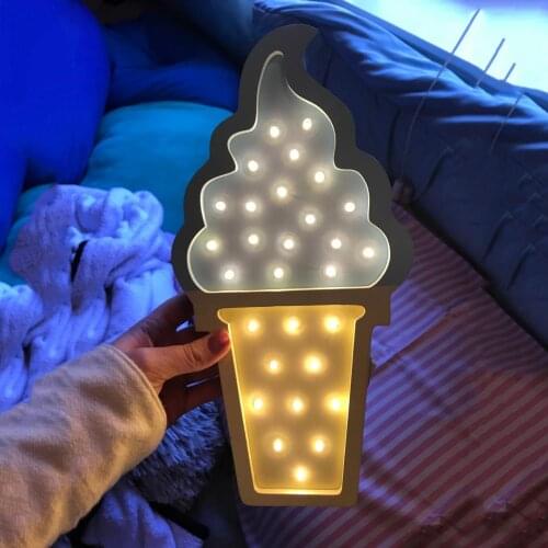 Ice Cream Lights Ice Cream Party Decoration Wedding Party Supplies Birthday Theme Valentines Day Romantic Atmosphere Lights