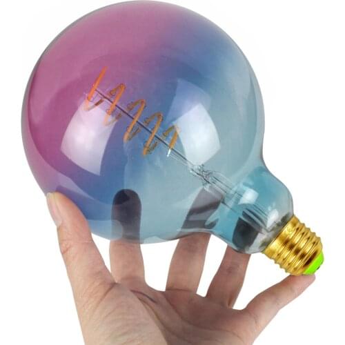 LED Filament Bulb Vintage Style E27 Edison Bulbs 2700K Bulb Replacement Antique Large Round Globe Decorative Edison Bulb