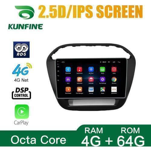 Octa Core Android 10.0 Car DVD GPS Navigation Player Deckless Car Stereo for TATA TIAGO 2016-2018 Car Radio WIFI Headunit