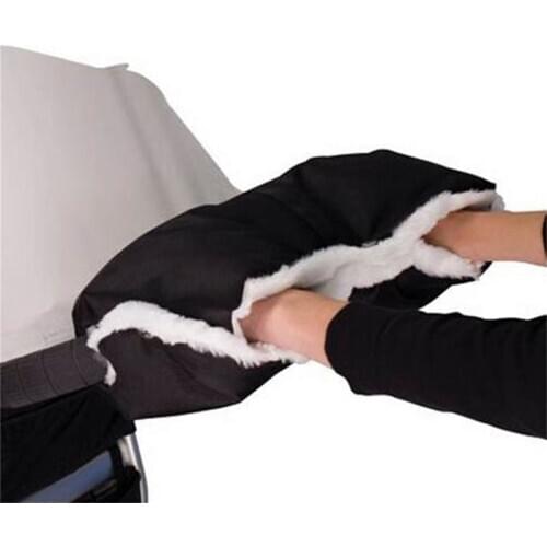 Winter Warm Stroller Gloves Newborn Baby Push Chair Windproof Gloves Waterproof Fleece Pram Accessories