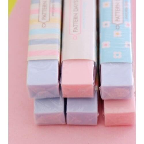 1X Heart Kiss Hollow Rubber Erasers Correction School Office Supply Student Stationery