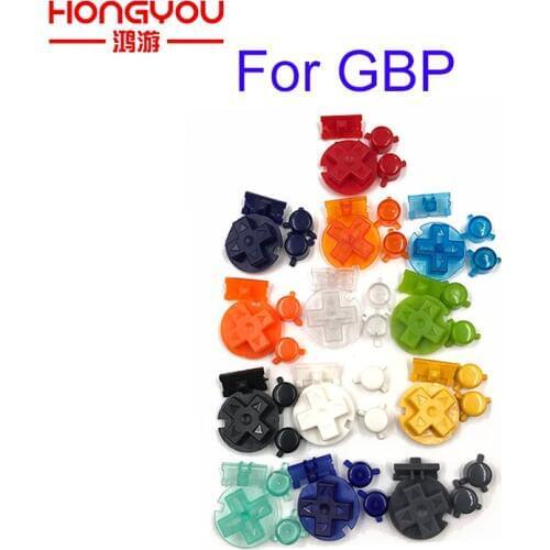 30Sets Multi-Color A B Buttons Keypads For Gameboy Pocket GBP On Off Power D Pads