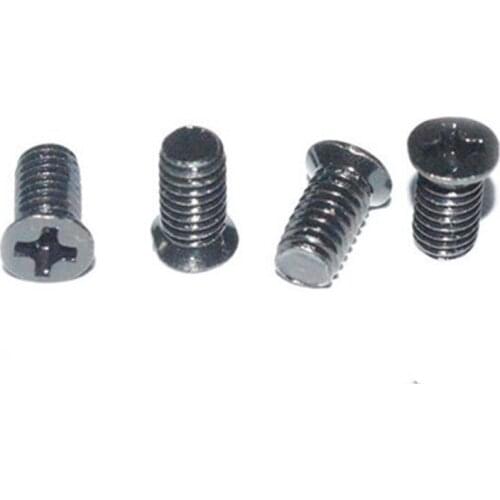 30Pcs M1 Flat Countersunk head Screws Small cap Cross Phillips Screw thin bolt black Length 3mm-8mm