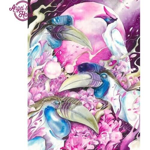 5D DIY diamond embroidery colorful birds diamond painting Cross Stitch full square Rhinestone mosaic home decoration gift