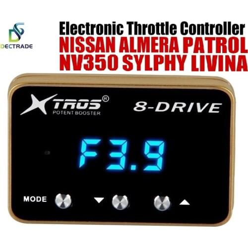 Car Electronic Throttle Controller Racing Accelerator Potent Booster For Nissan Almera NV350 Patrol Sylphy Livina Tuning Parts