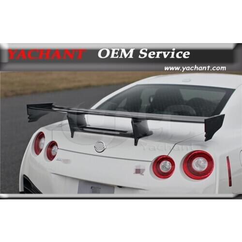 Car-Styling Hot Accessories Carbon Fiber Rear Spoiler Fit For 08-15 Skyline R35 GTR N Tune Style Bodykit Rear Spoiler GT Wing