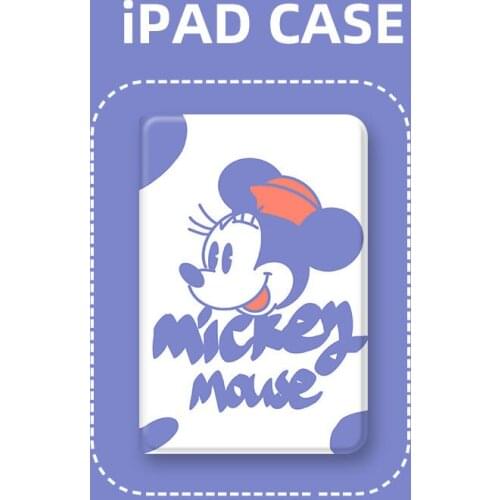 Disney Mickey TPU Cover with Support Frame for IPad 10.2 2019 IPad 2 3 4 9.7 2017 2018 IPad Air 2 9.7 TPU Case