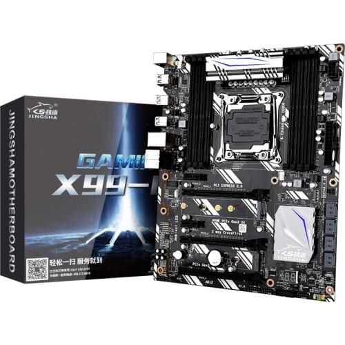 Computer Motherboard X99 D8 Motherboard Slot LGA2011-3 USB3.0 NVME M.2 SSD WiFi Support DDR4 Memory and Xeon E5 V3 Process