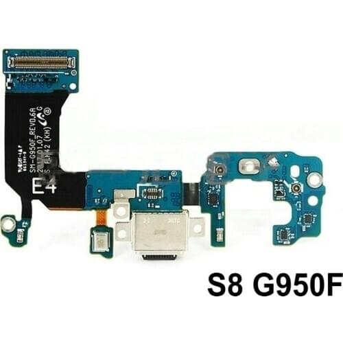 Microphone Module+USB Charging Port Board Flex Cable Connector Parts For Samsung S8 G950F / G950U / G950N / S8Plus G955F G955U