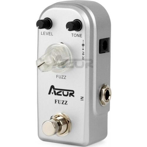 AZOR AP-303 Fuzz Mini Guitar Pedal Aluminum Alloy True Bypass Fuzz Mini Pedal AZOR Fuzz Guitar Effect Pedal Guitar Accessories