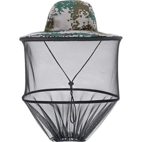 Outdoor Fishing Camping Folding Leisure Ultraviolet-proof Beekeeping Anti-mosquito Net Hats Unisex