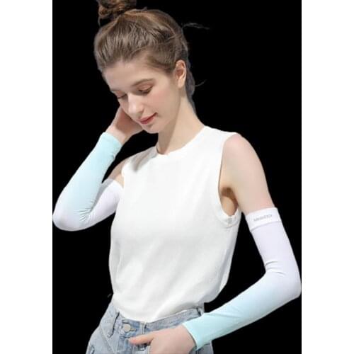 WALK FISH Outdoor Fishing Ice Sunscreen Sleeve Anti-UV Skin-friendly Soft Lightweight Flexible Cycling Running Arm Protection