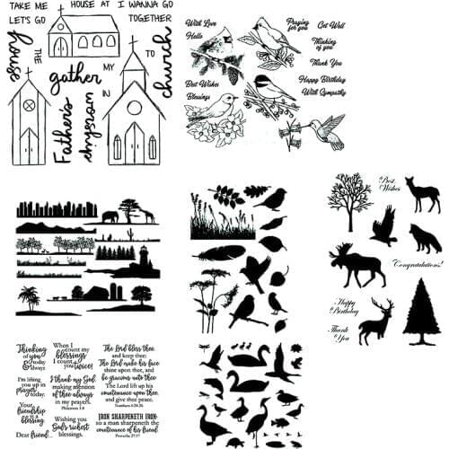 "Take Me Home" Words Flying Birds 2020 New Transparent Silicone Clear Stamp For Scrapbooking DIY Craft Decoration Soft Stamp