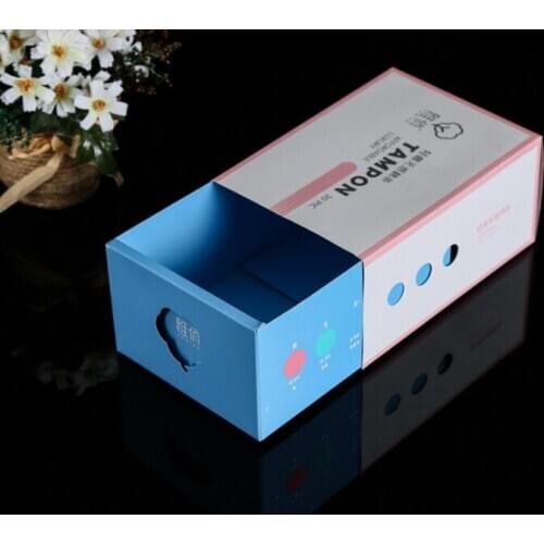 Luxury Custom UV Coating Logo Drawer Boxes Hot Stamping Paper Scarf Drawer Box Packaging ---PX11968