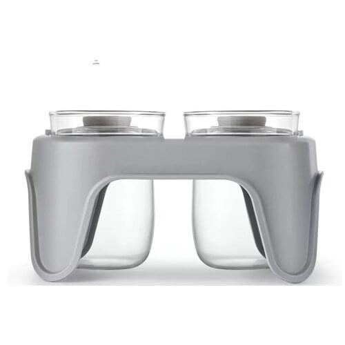 A500 Glass stew+Bracket G55/G56 Electric steamer accessories Food grade PP+Silica gel