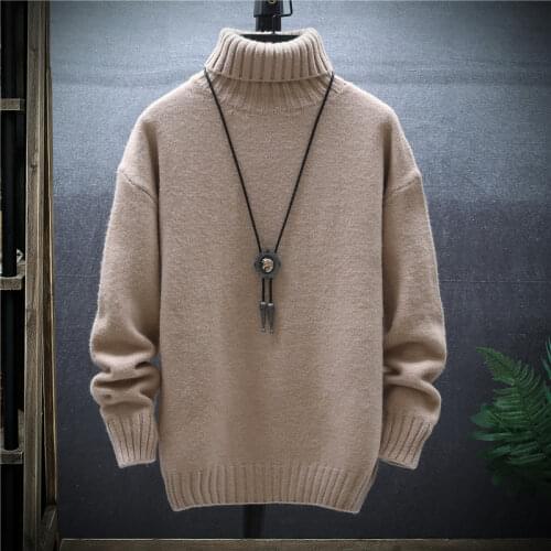 YIKUO Mens Wool Sweaters